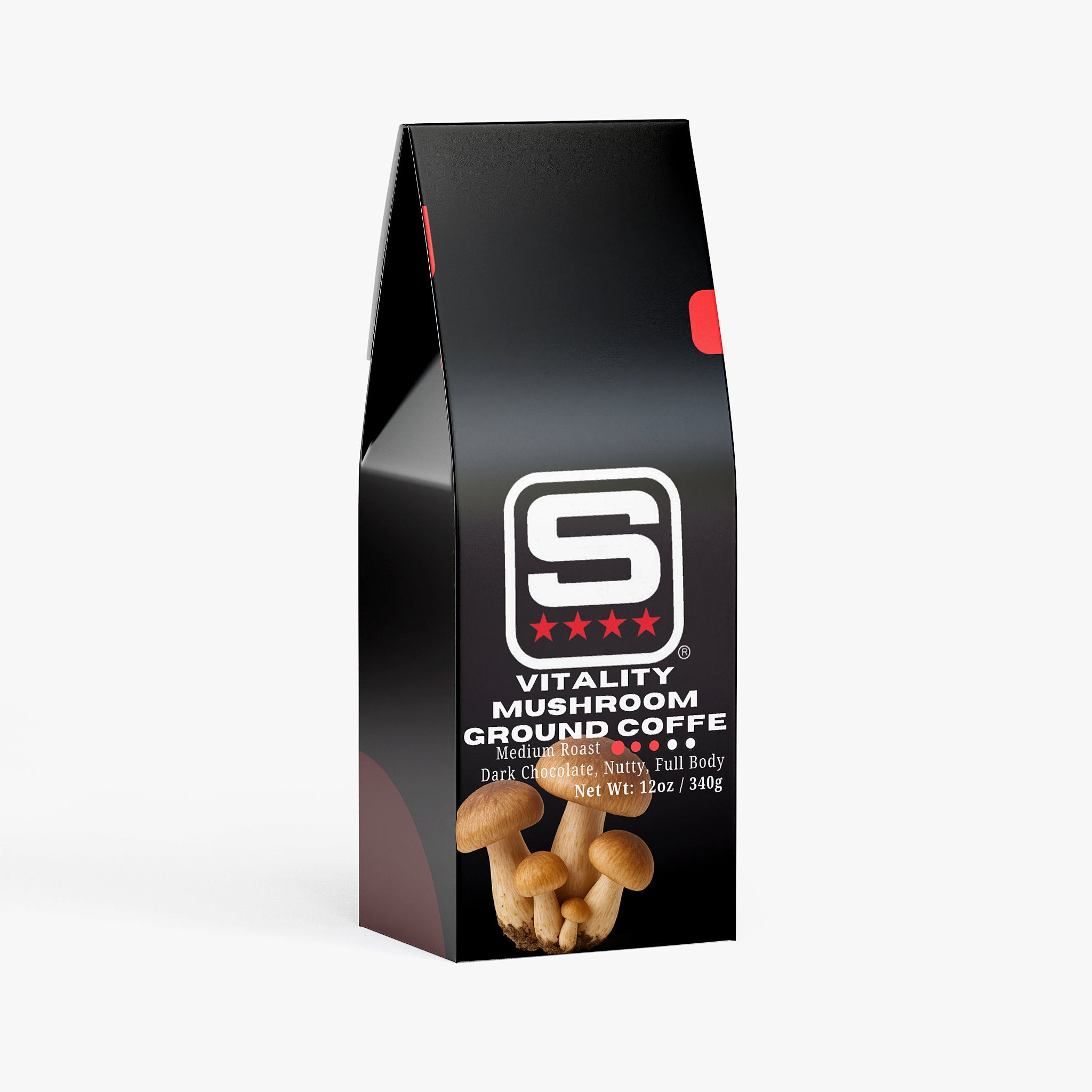 Vitality Mushroom Coffee (Medium Roast)