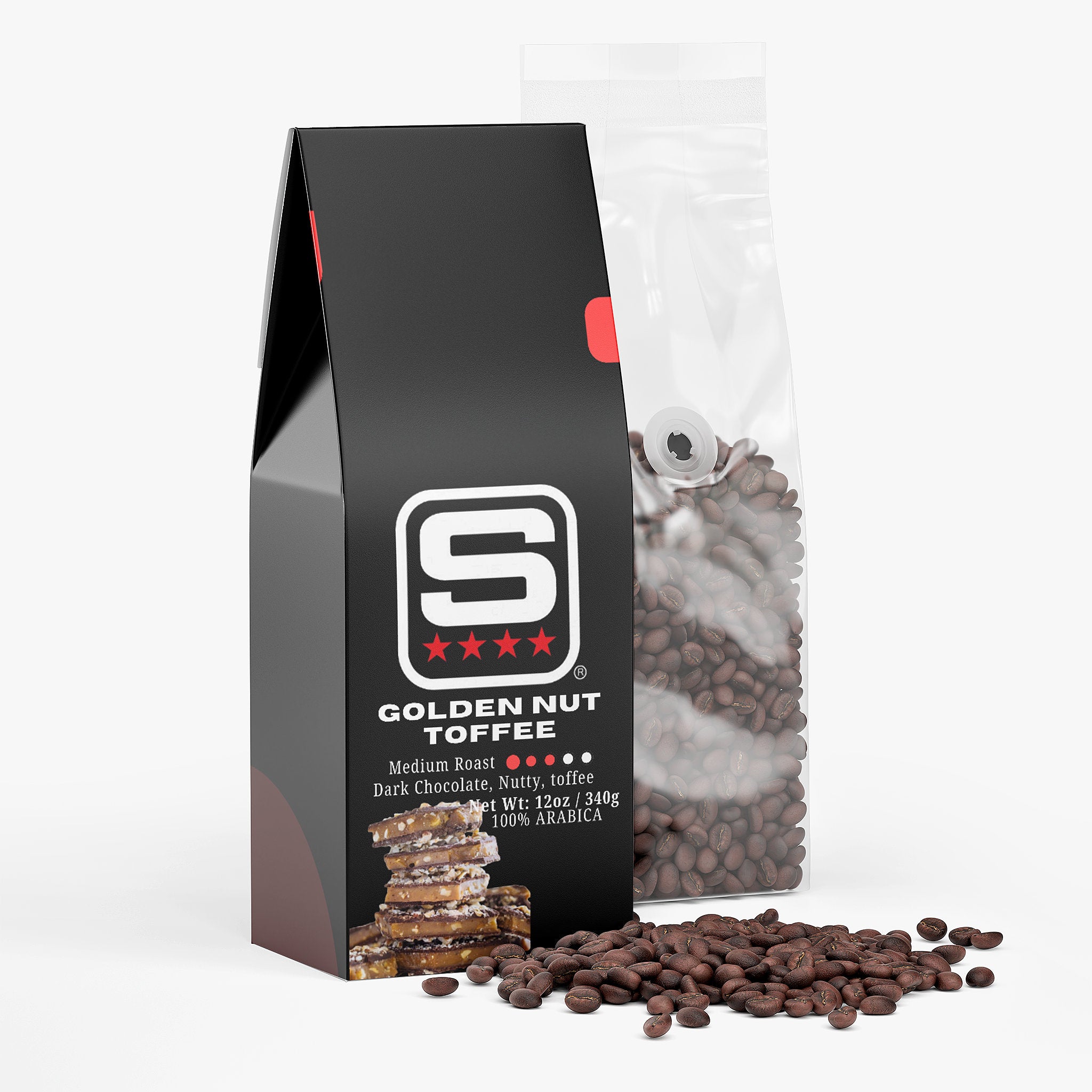 Golden Nut Toffee Coffee (Medium Roast)